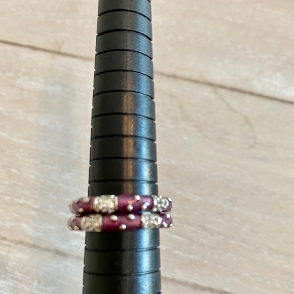 Vintage porcelain stacking rings - Picture 2 of 7